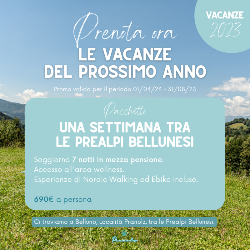 Una settimana tra le Prealpi Bellunesi